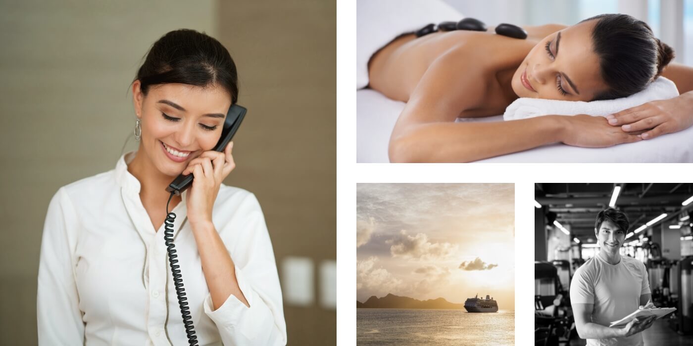 Work in an onboard Spa